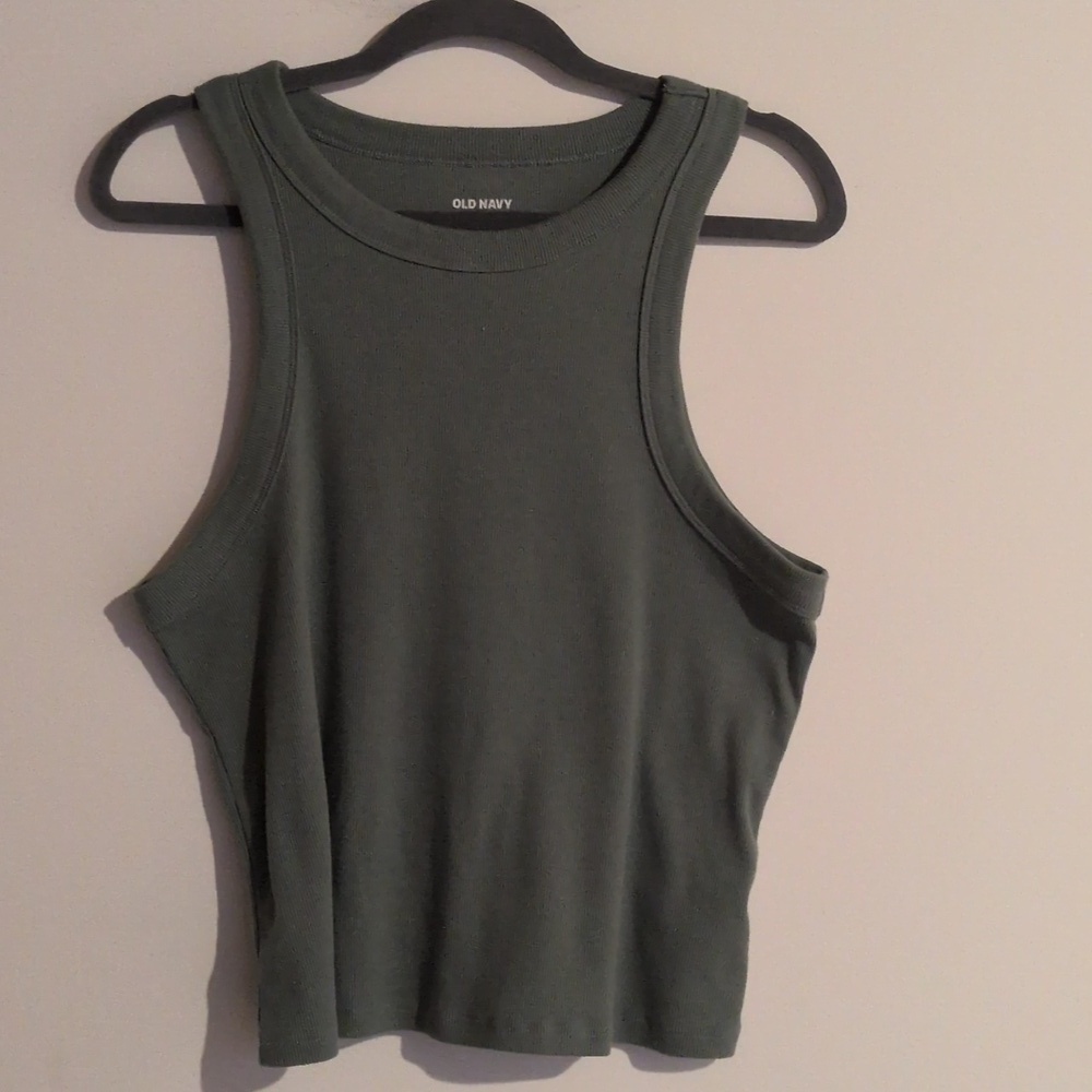 Old Navy Olive Sleeveless Top